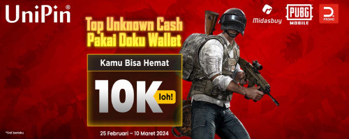 Top Up Game PUBGM pakai DOKU Wallet Hemat hingga Rp 10Ribu & Dapatkan Bonus 1 Unit Oppo Reno 5!